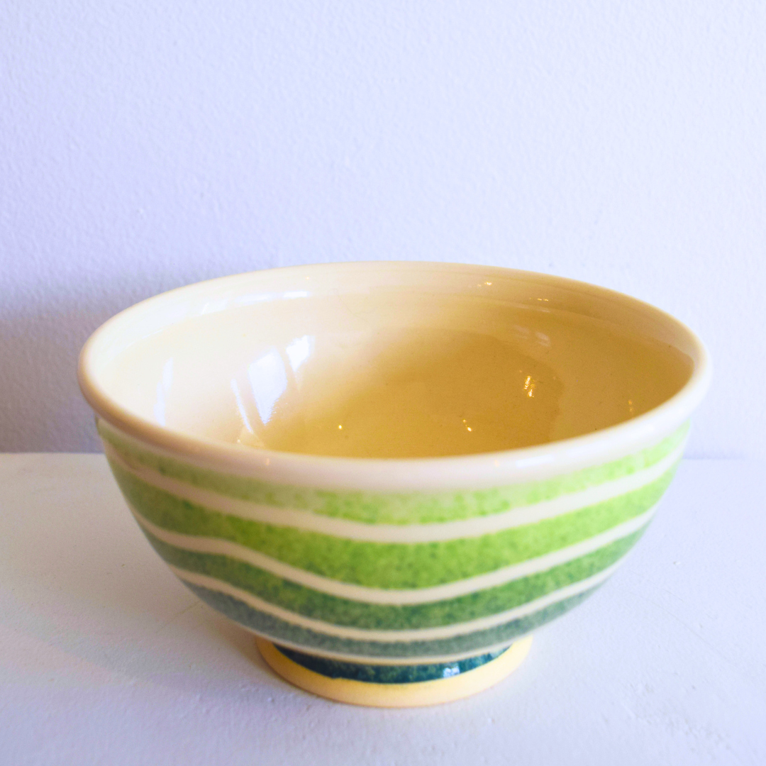 Alemian, Ashod - Bowl (green & white)