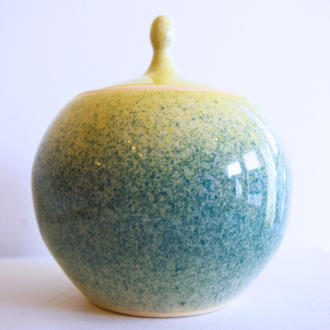 Alemian, Ashod - Sugar bowl (green)