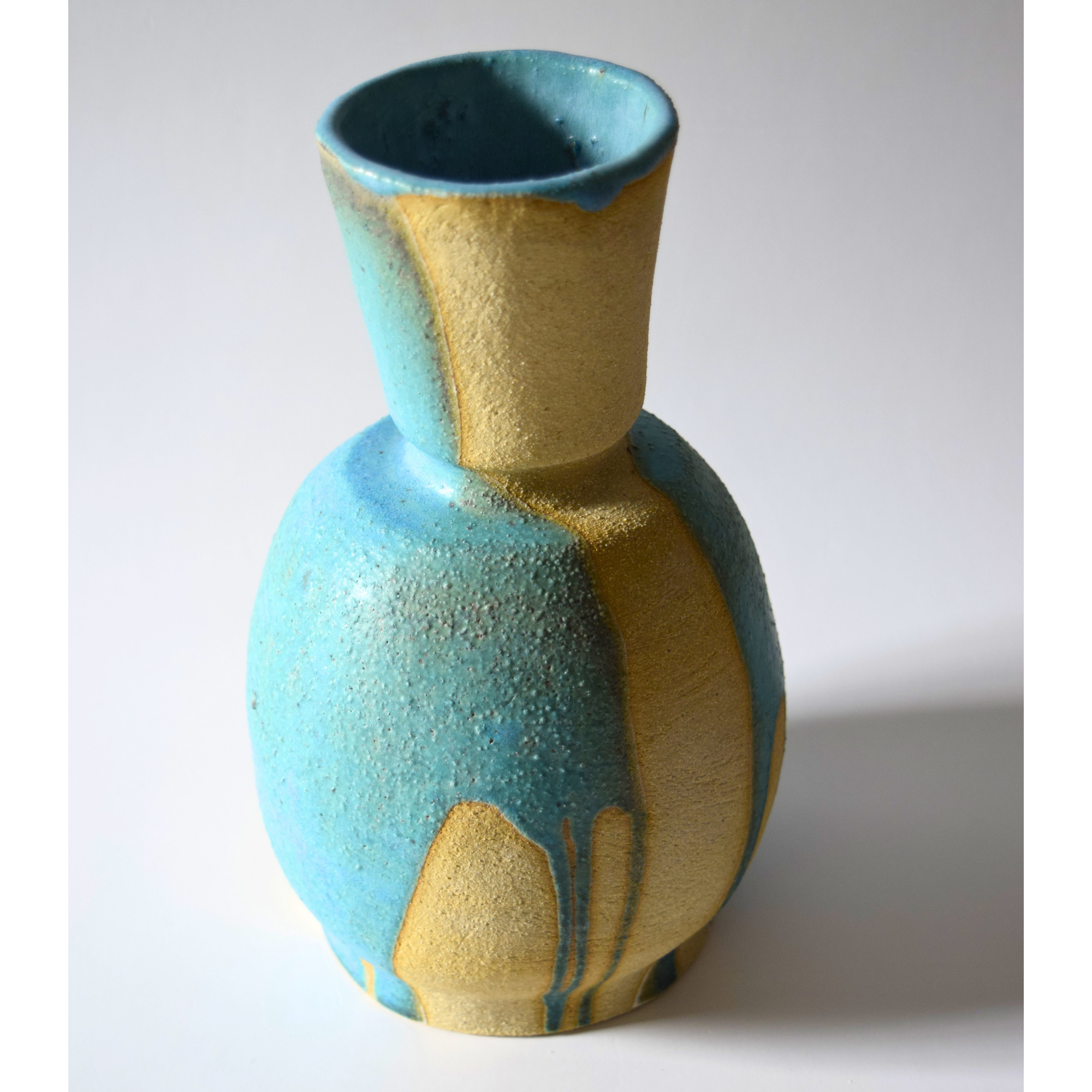 Griffin, Margaret - Vase turquoise 01
