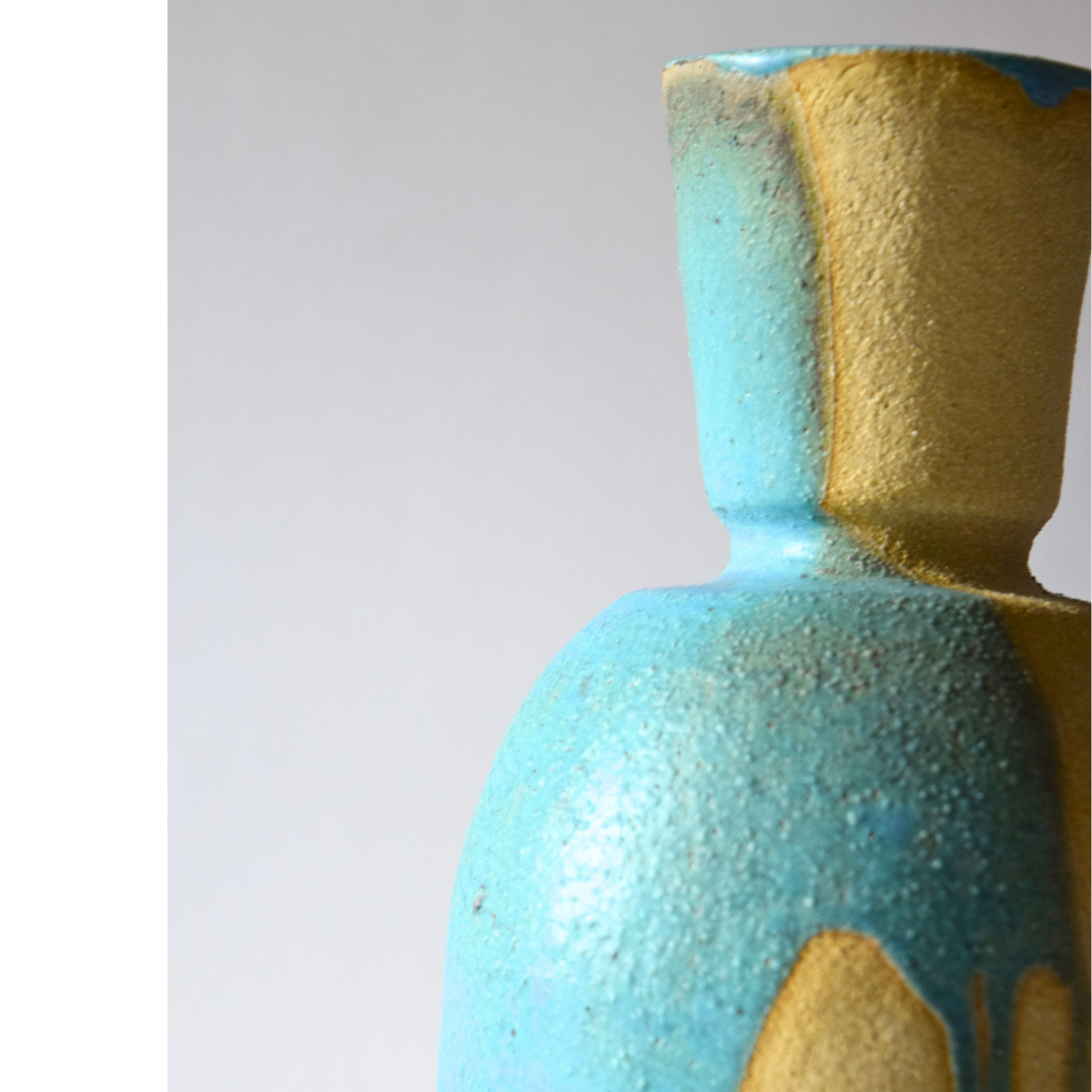 Griffin, Margaret - Vase turquoise 01