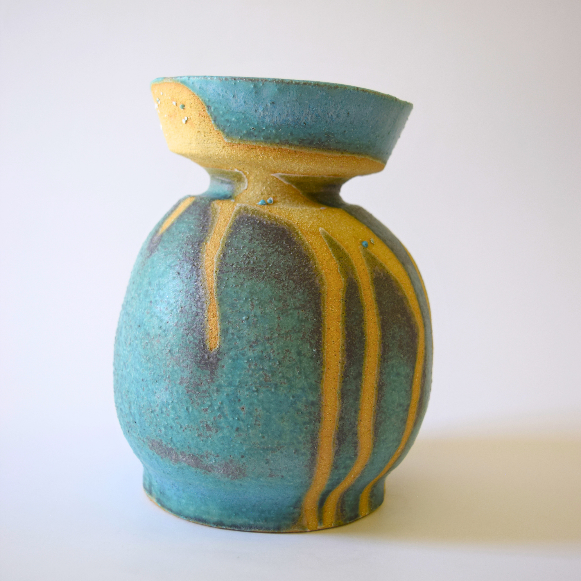 Griffin, Margaret - Vase turquoise 02