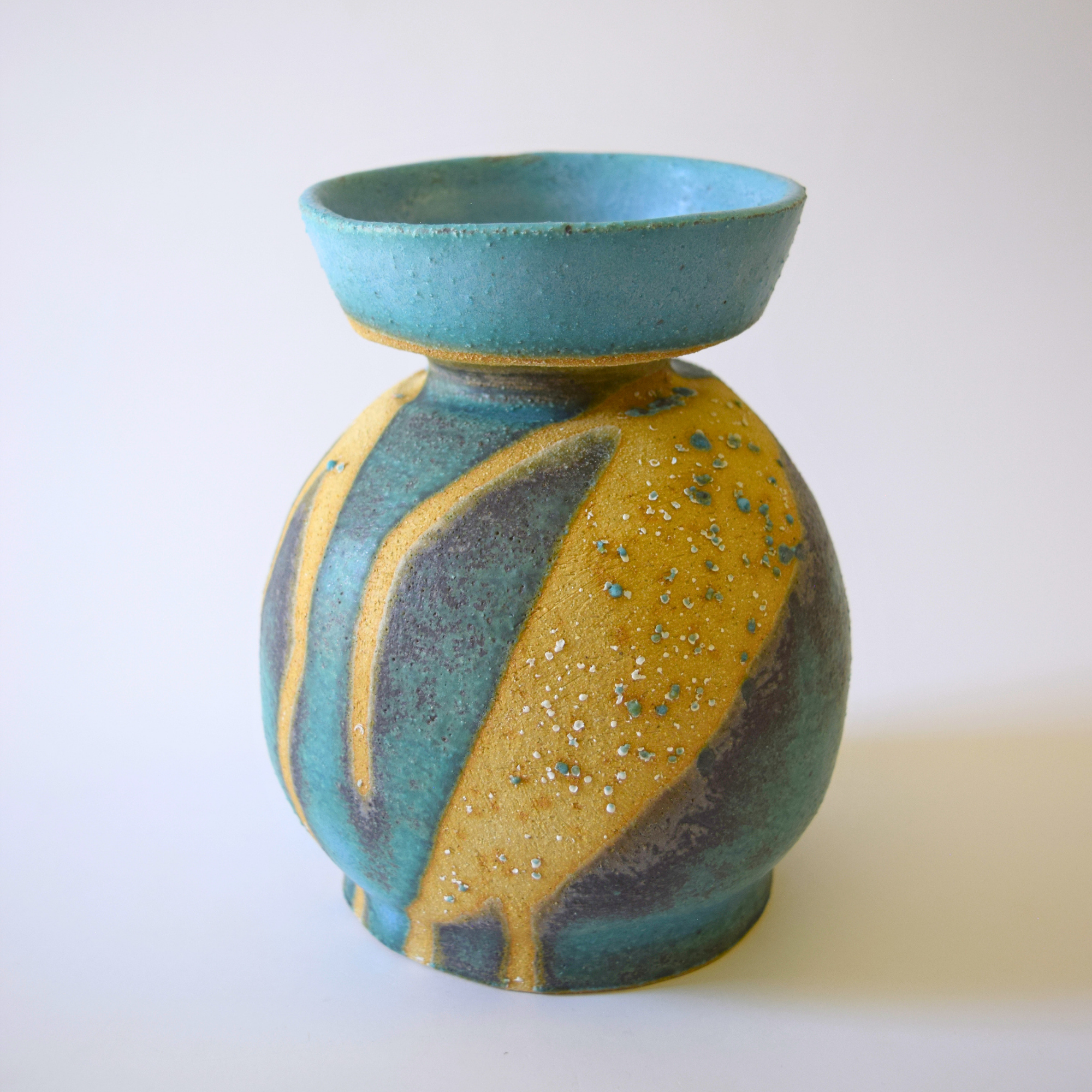 Griffin, Margaret - Vase turquoise 02