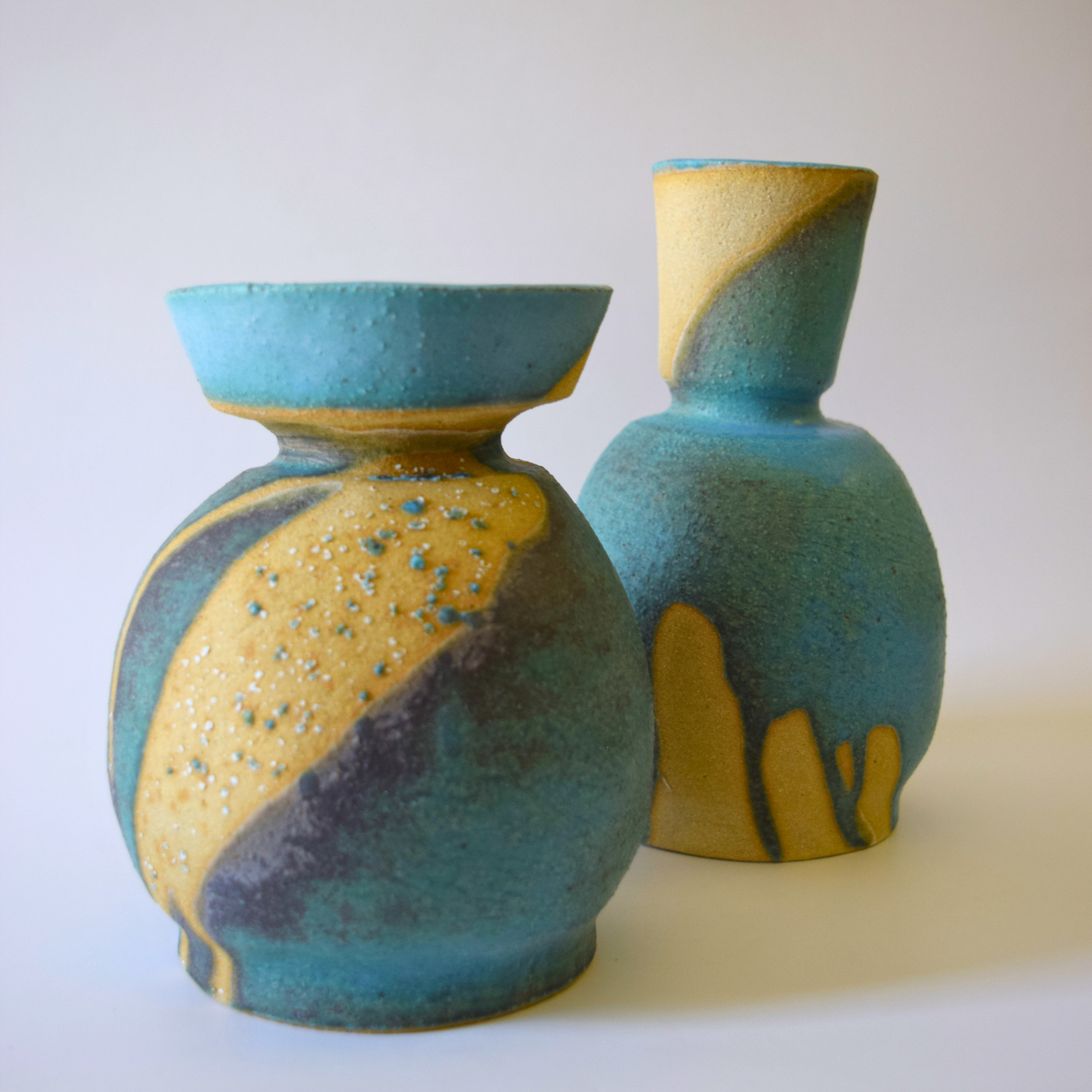 Griffin, Margaret - Vase turquoise 02