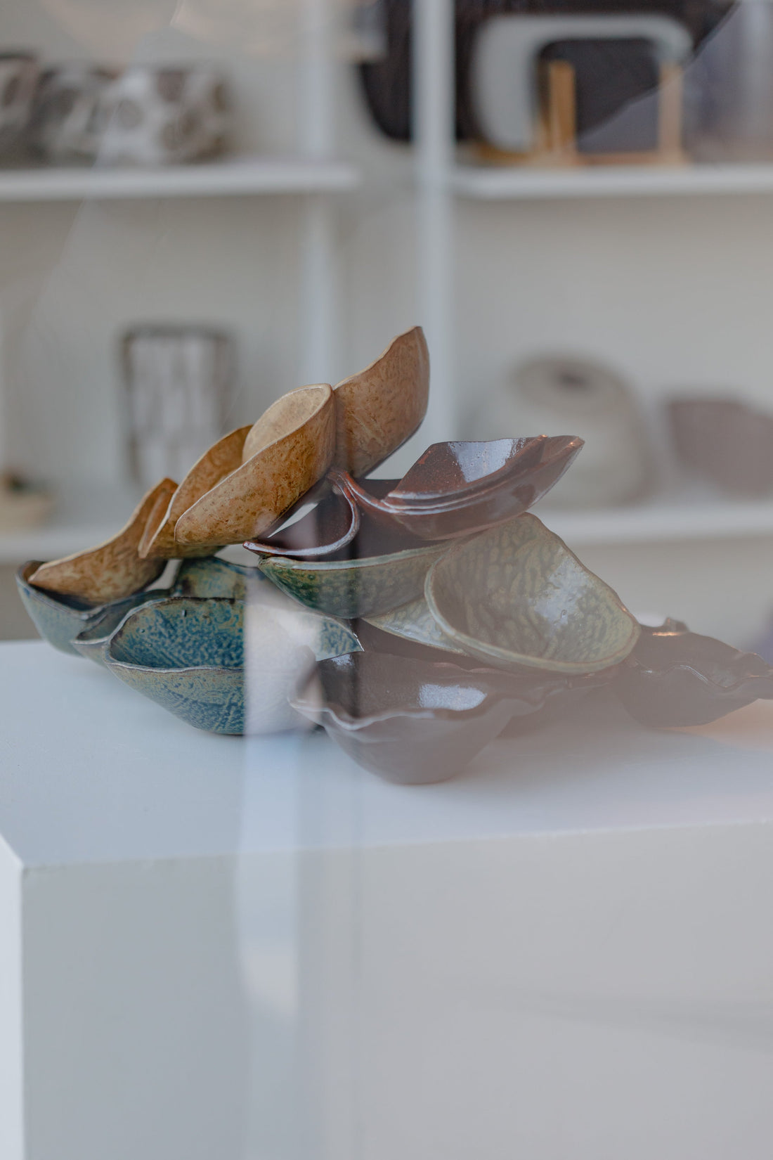 Griffin, Margaret - Fused bowls (small)