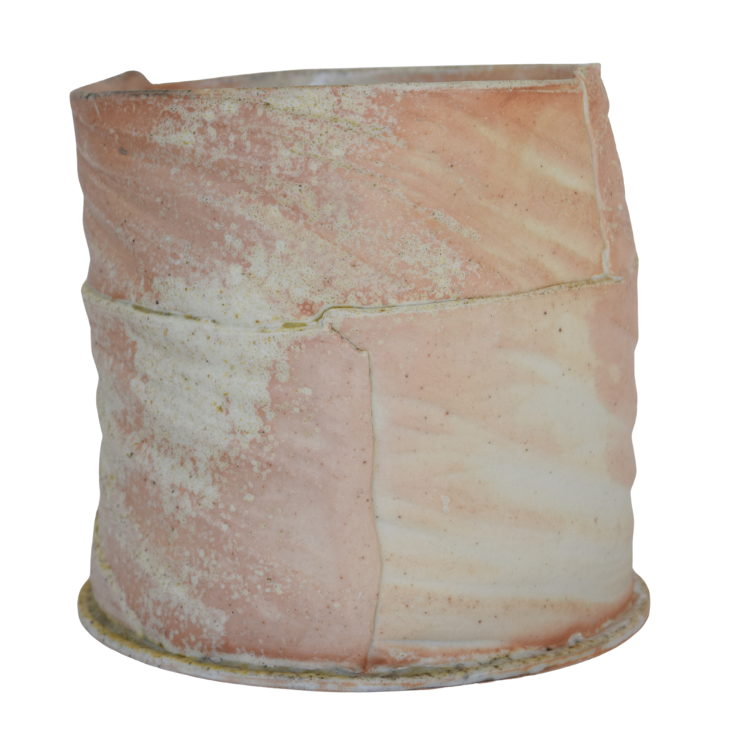 Griffin, Margaret – Cylindre ondulé large et bas, non émaillé / Low, wide unglazed ripple cylinder