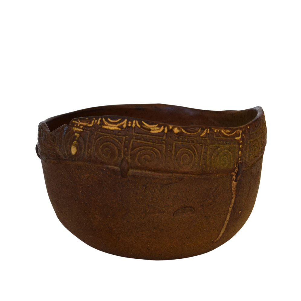 Sawadogo, Cilia - Beige brown plant pot