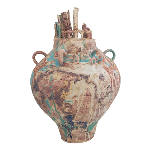 Scope, Gaby - Vase "Layers of a landscape"