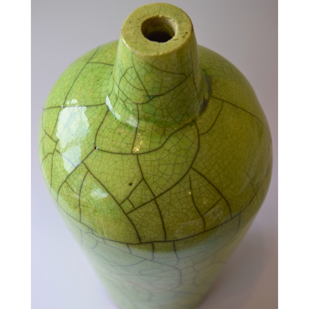 Davidson, John - Raku Lime Vase 77