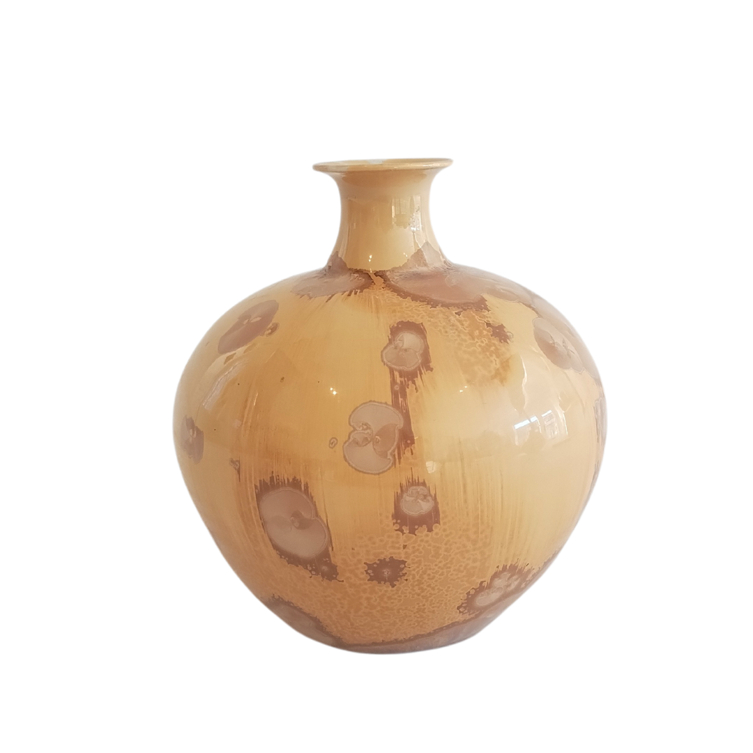 Pothier, Ronald - Vase crystalline (jaune/yellow)