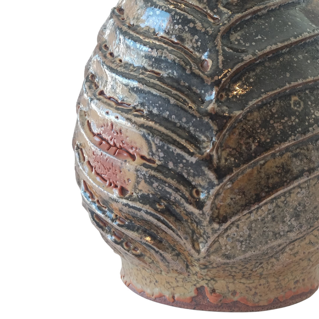 Goddard, Don - Scultped vase stoneware