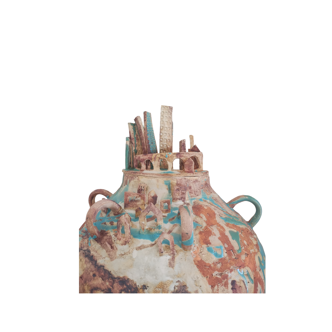 Scope, Gaby - Vase "Layers of a landscape"