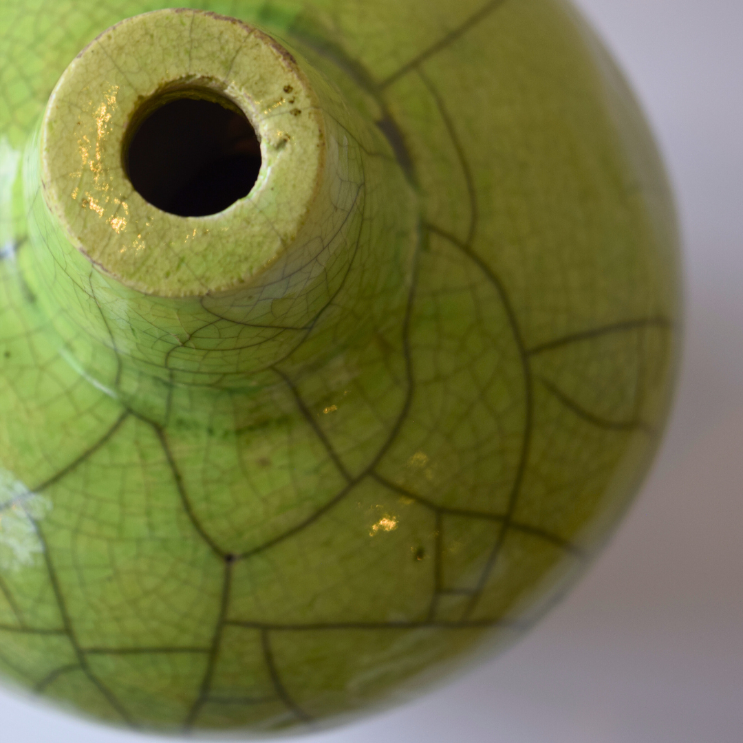 Davidson, John - Raku Lime Vase 77