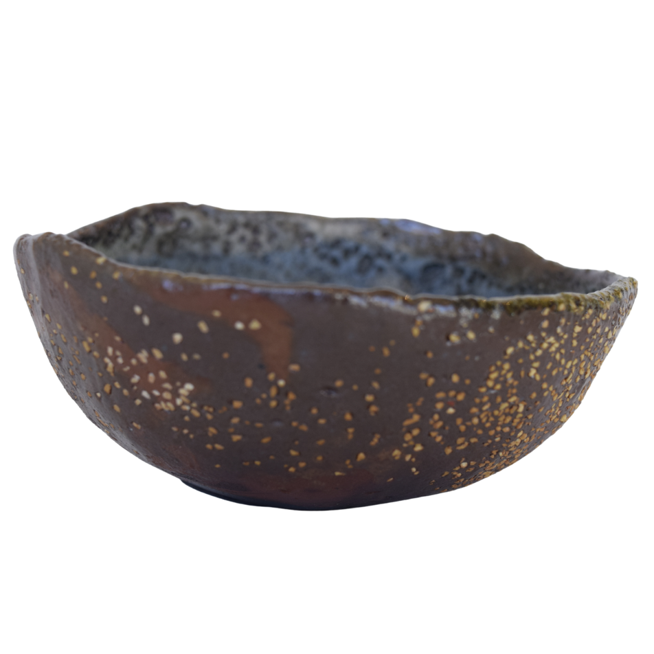 Griffin, Margaret – Bol pincé neriage émaillé / Neriage pinched bowl, glazed