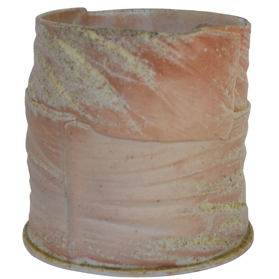 Griffin, Margaret – Cylindre ondulé large et bas, non émaillé / Low, wide unglazed ripple cylinder