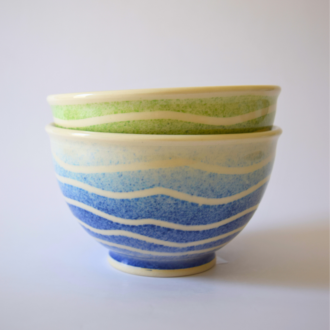 Alemian, Ashod - Bowl (green & white)