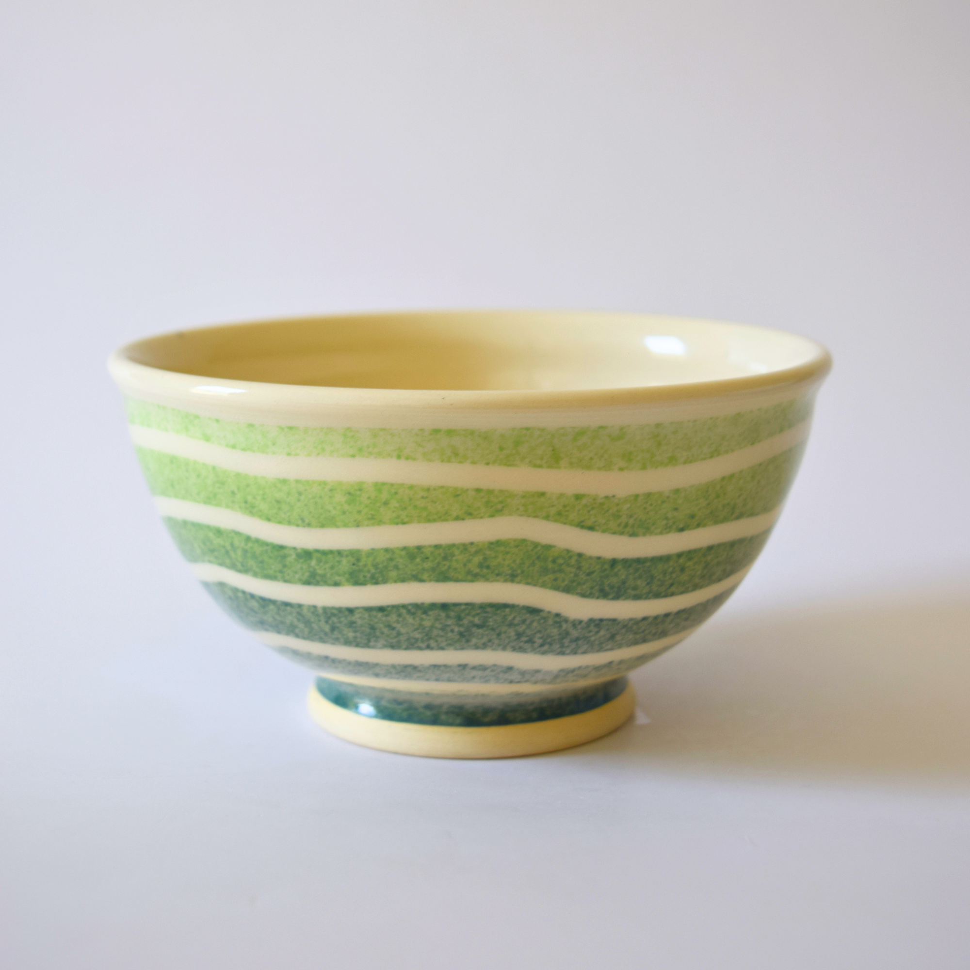 Alemian, Ashod - Bowl (green & white)