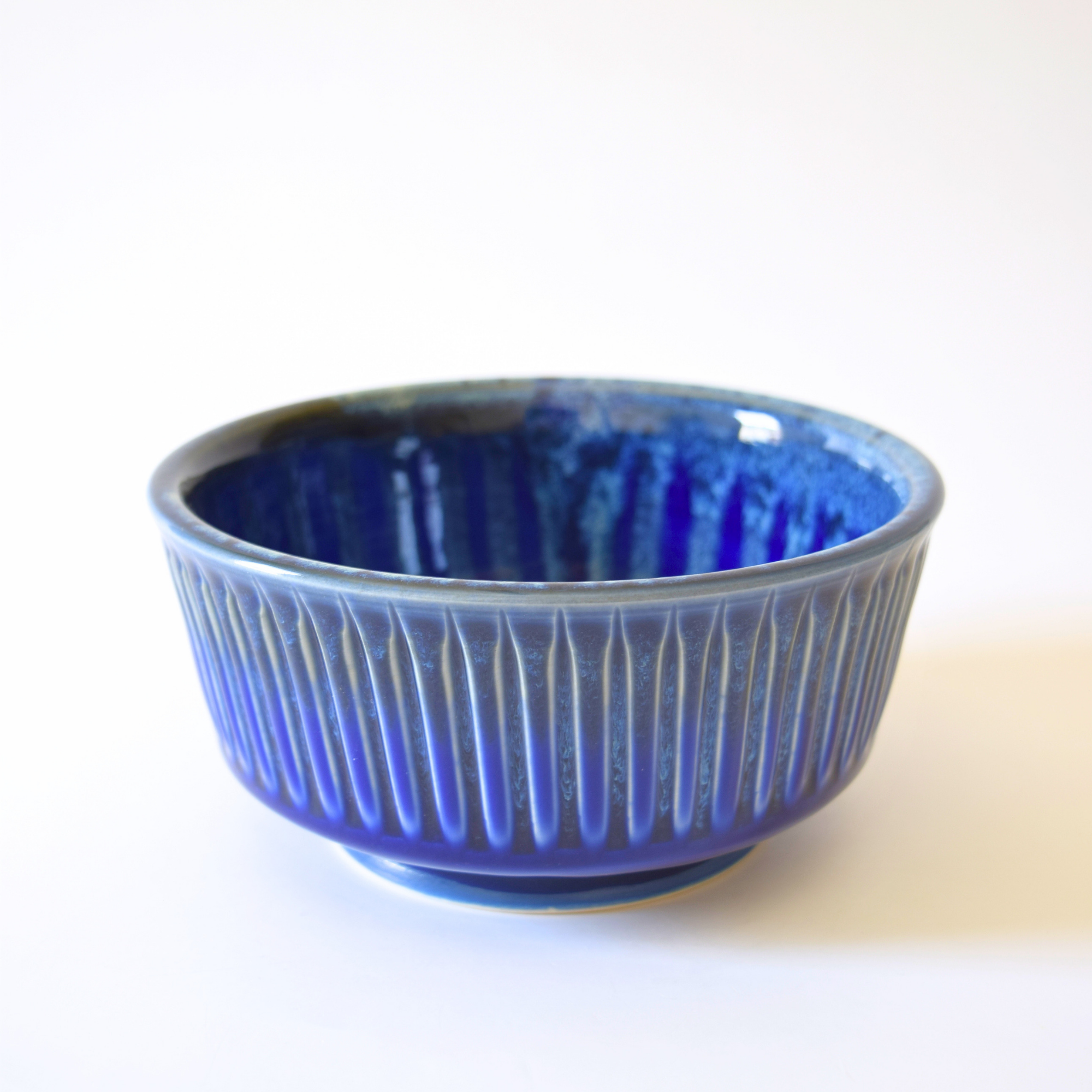 Alemian, Ashod - Fluted Bowl (blue)