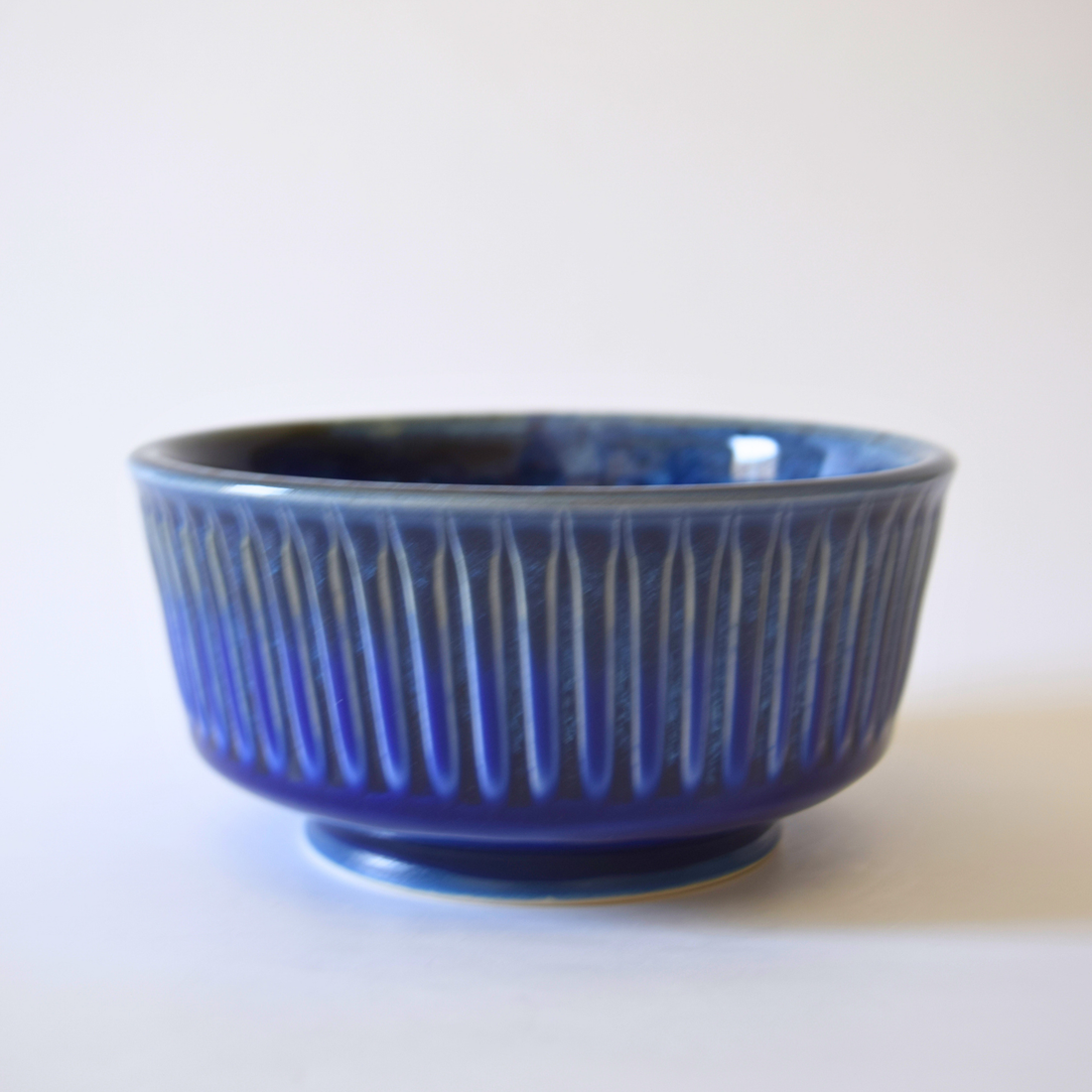Alemian, Ashod - Fluted Bowl (blue)