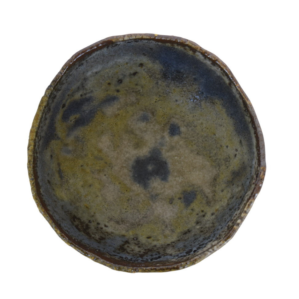 Griffin, Margaret – Bol pincé neriage émaillé / Neriage pinched bowl, glazed
